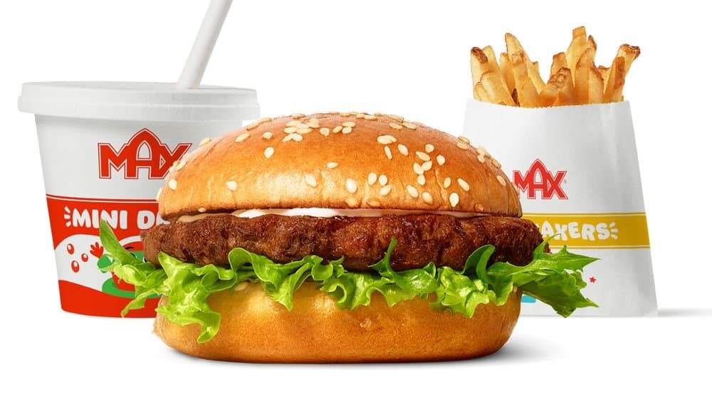 Minimål med veggieburgare
