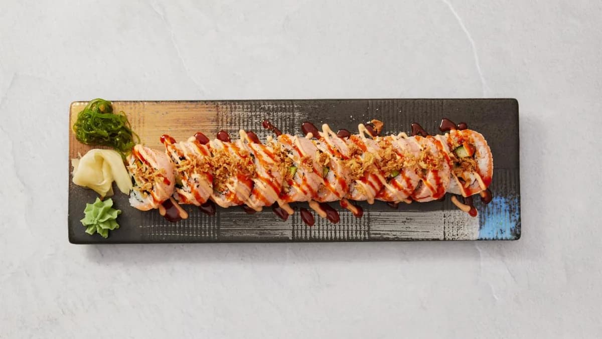 Hot Salmon Roll - 10 Bitar