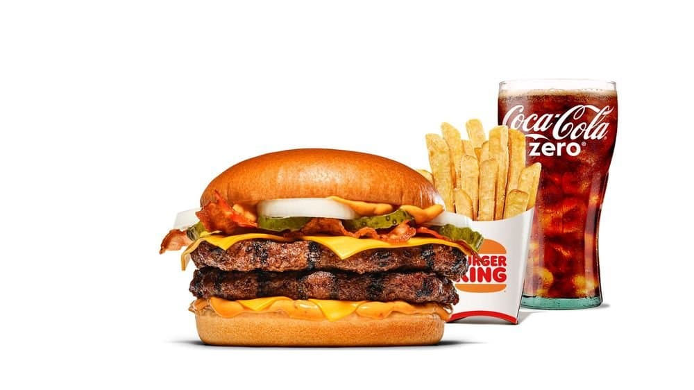 Double Gourmet Grill Bacon & Cheese Meal