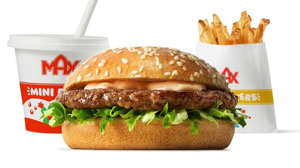 Minimål med hamburgare