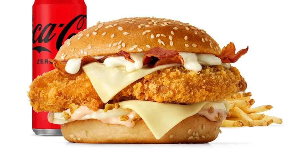 Raclette Melt Grand Chicken 'n' Bacon-mål