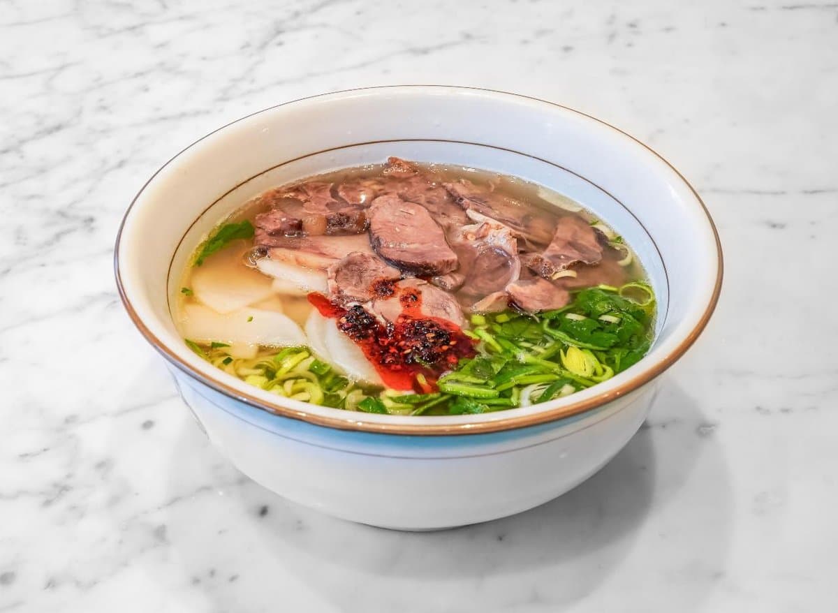 Signature handmade Beef Noodles