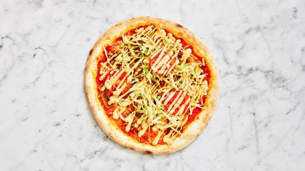 Vegansk Kebabpizza - Lunch