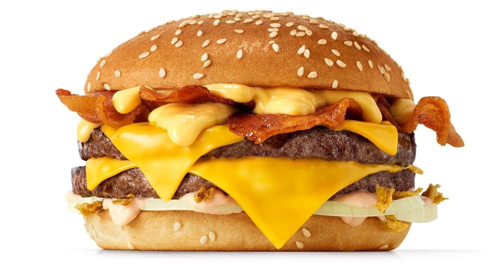 Cheddar Melt Beef 'n' Bacon