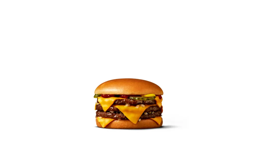 Trippel Cheeseburgare