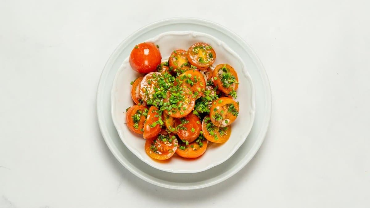 Marinerade Körsbärstomater