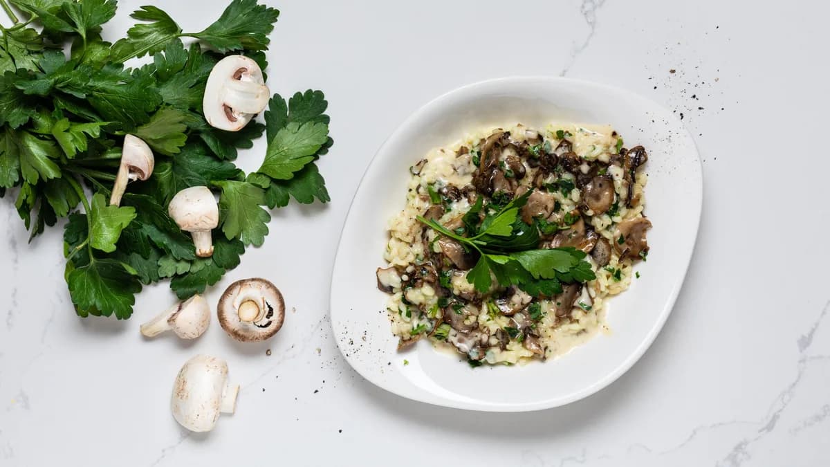 Risotto Crema di Funghi