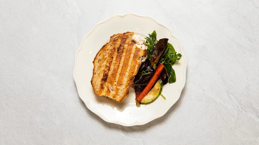 Grillad Feta & Spenatmacka