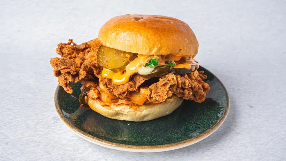 Korean Fried Chicken Sando