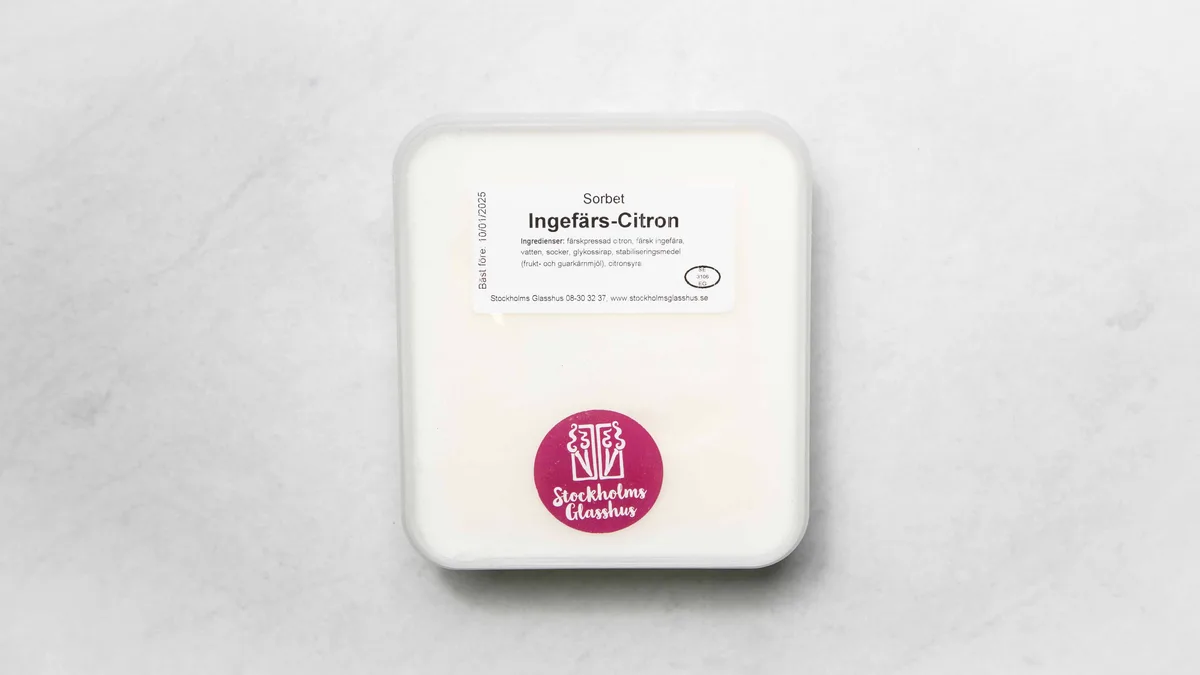 Ingefära- & Citronsorbet