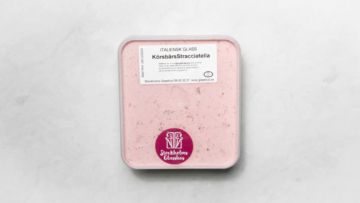 Körsbärs Stracciatella