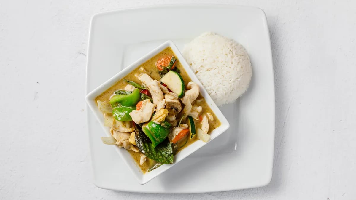Kyckling I Grön Curry