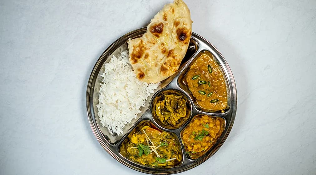 Vegetarisk Thali